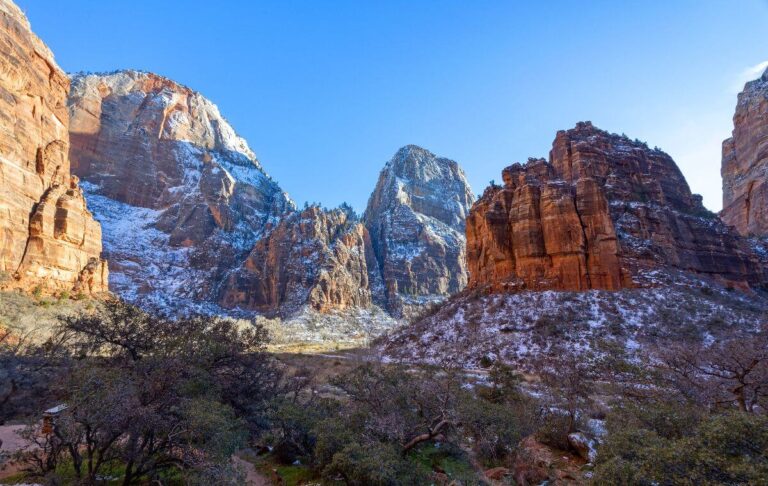 Zion National Park in Winter